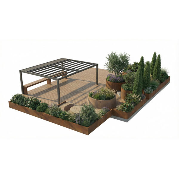 riqualificazione terrazza_rendering di progetto